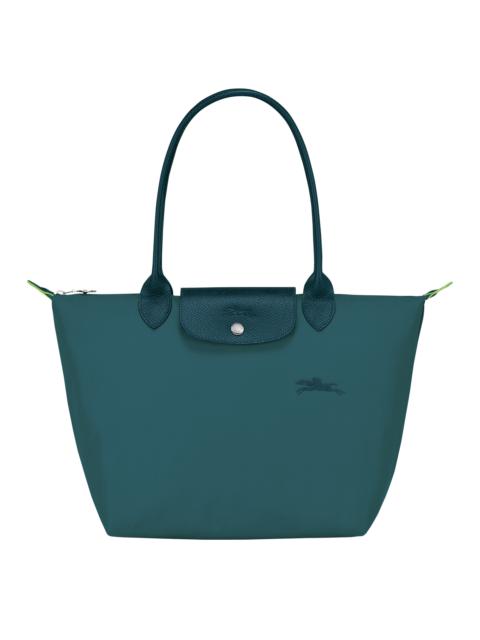 Longchamp Le Pliage Green M Tote bag Peacock - Recycled canvas