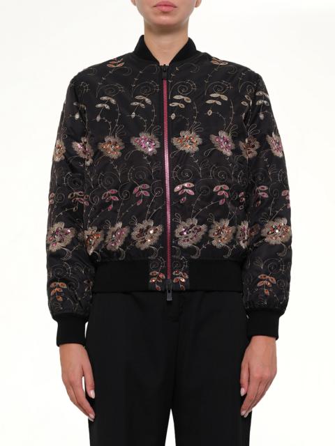 Givenchy Podium Bomber Jacket in Black