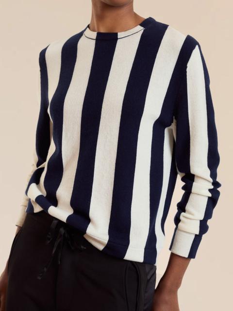 CYNTHIA ROWLEY Sideline Striped Sweater