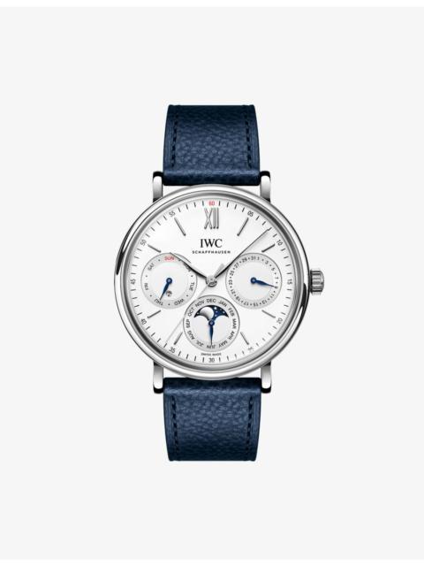 IWC Schaffhausen Portofino Perpetual Calendar Stainless-Steel Automatic Watch 40mm