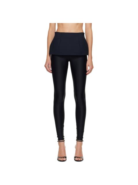 Diesel Black P-Hour-Bond Leggings