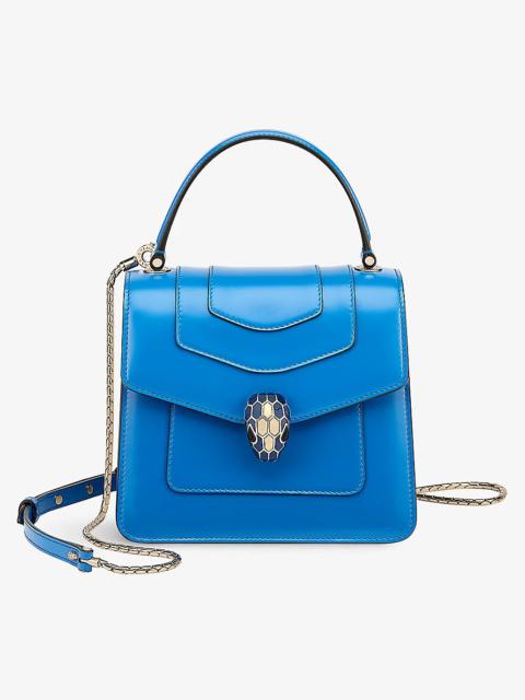 Serpenti Forever leather top-handle bag