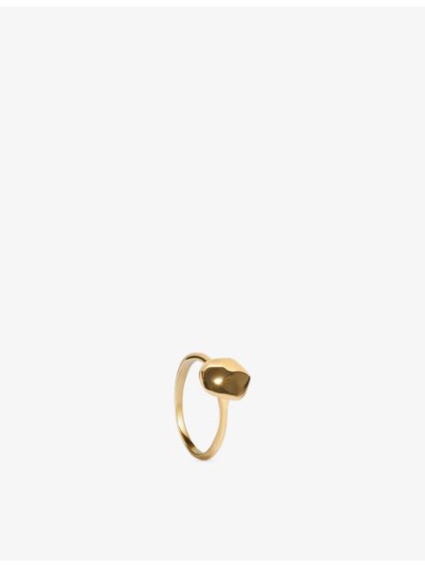 MONICA VINADER Odyssey 18ct Yellow Gold Vermeil Stacking Ring