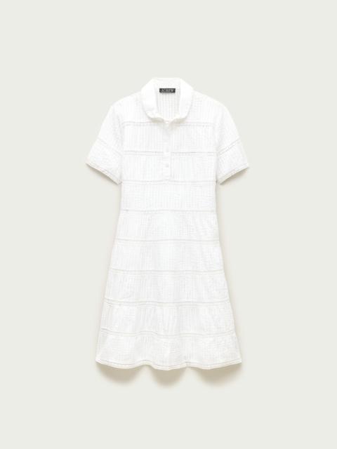 J.CREW Tiered shirt-dress in cotton voile