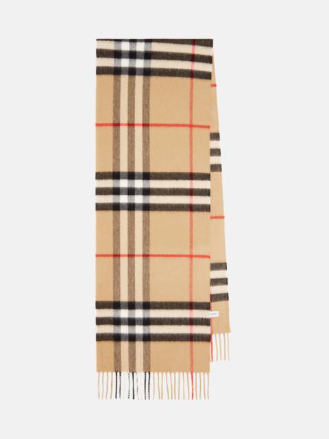 Burberry Check cashmere scarf