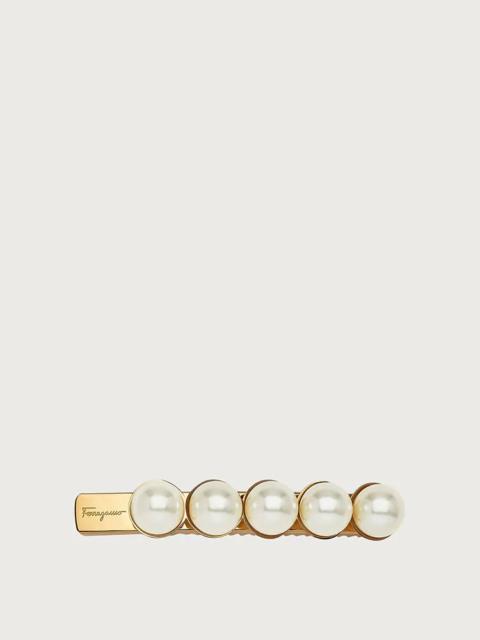 FERRAGAMO FANTASIA HAIRCLIP WITH SYNTHETIC PEARLS