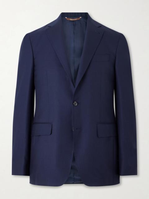 Canali Kei Wool-Basketweave Blazer