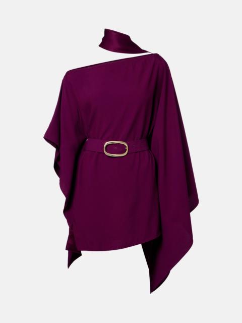 Taller Marmo Taylor belted one-shoulder kaftan
