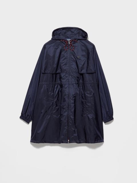 Prada Lightweight Re-Nylon hooded raincoat