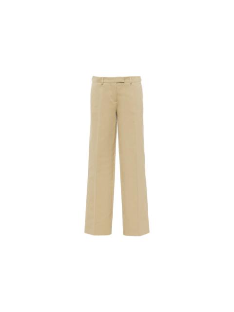 Miu Miu Chino pants with embroidered logo