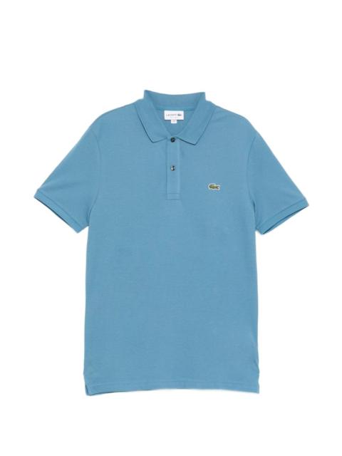 LACOSTE logo-patched short-sleeve polo shirt