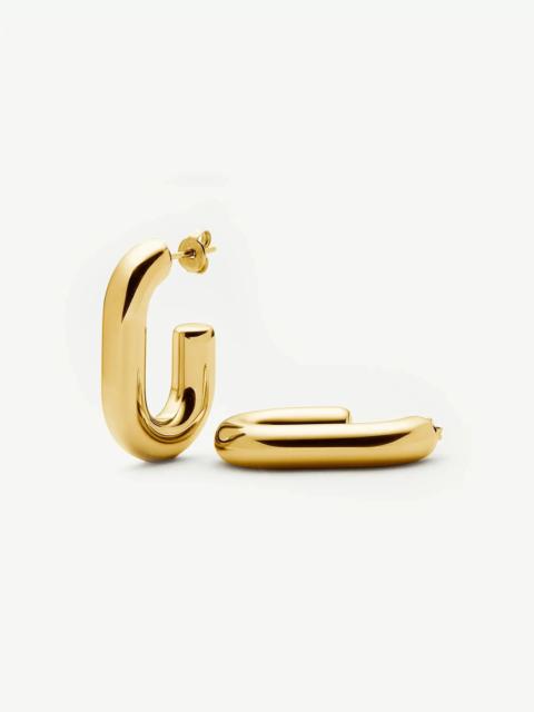 MISSOMA Chubby Oval Medium Hoop Earrings