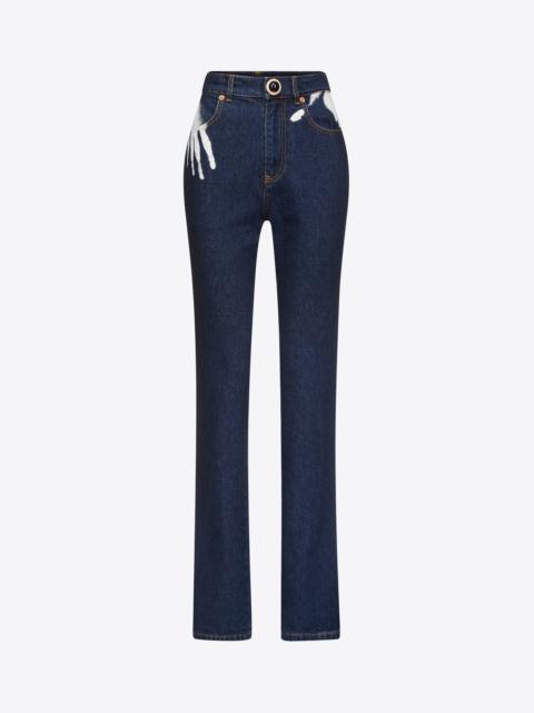 AREA HANDPRINT STRAIGHT LEG JEAN