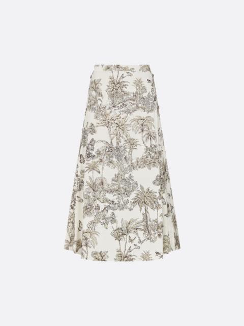 Dior Dioriviera Mid-Length Flared Skirt