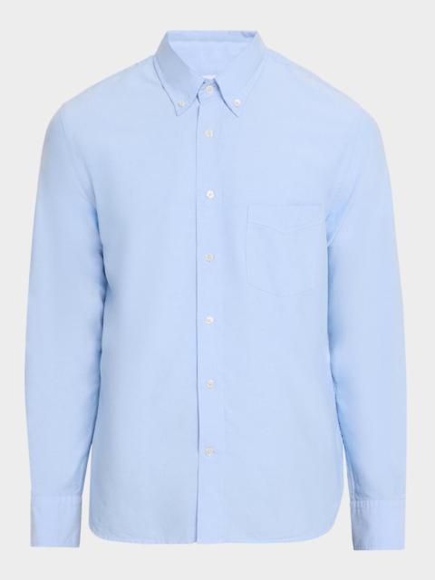 OFFICINE GÉNÉRALE Men's Cotton Oxford Button-Down Shirt