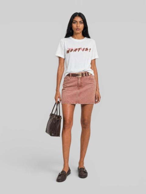 The Kooples WHITE 'WHAT IS' T-SHIRT