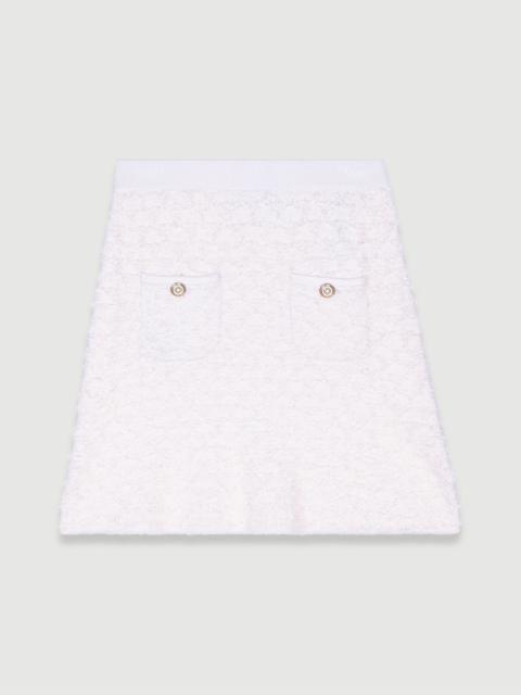 maje Knit mini skirt
