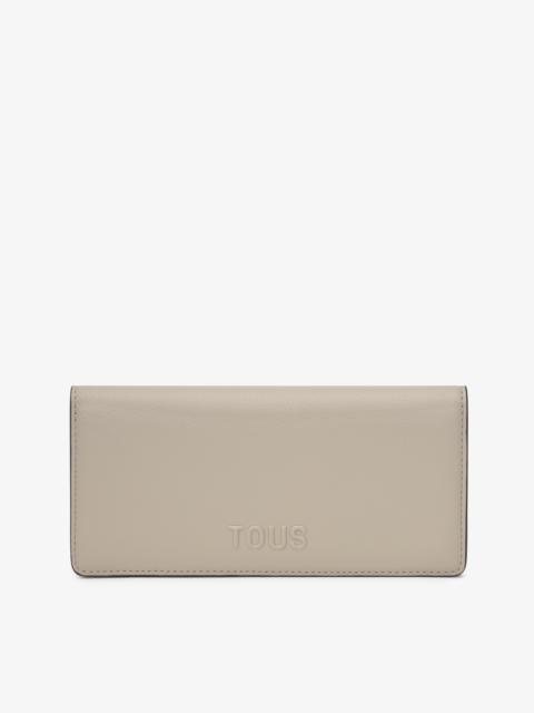 TOUS Large taupe-colored Wallet TOUS Kaos Icon
