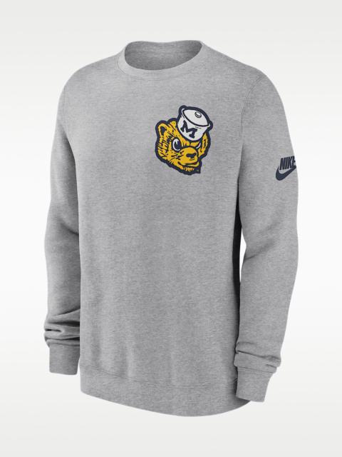 Nike Michigan Legacy Men's Nike College Pullover Crew