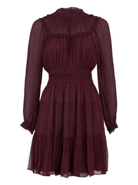 ULLA JOHNSON Ava silk mini dress