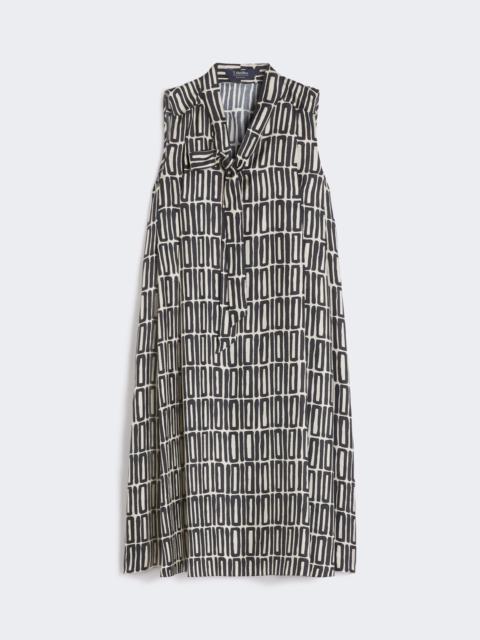 'S Max Mara JACKIE Short printed silk dress