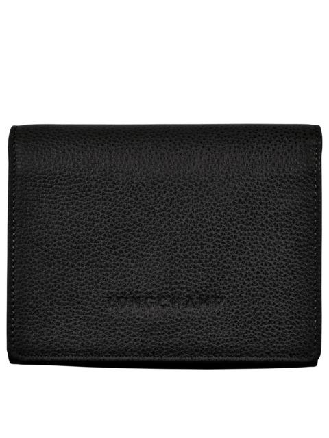 Le Foulonné Wallet Black - Leather