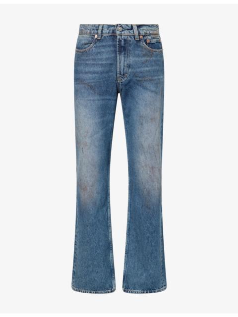 Our Legacy Carlson Cut Straight-Leg Denim Jeans