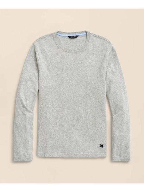Brooks Brothers Supima® Cotton Long-Sleeve Logo T-Shirt