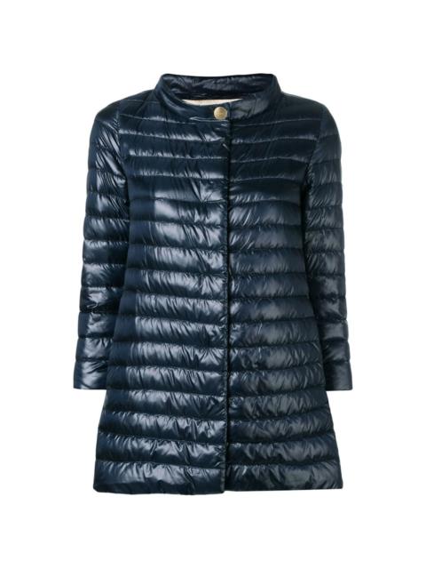 funnel neck padded jacket