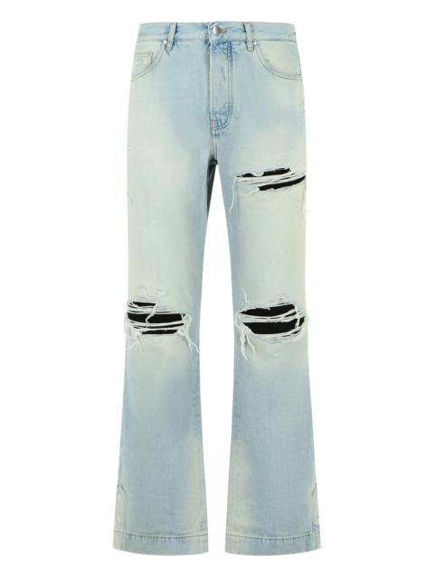 AMIRI Amiri Distressed-effect Flared Jeans