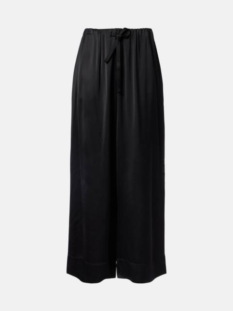 TOTEME Satin wide-leg pants