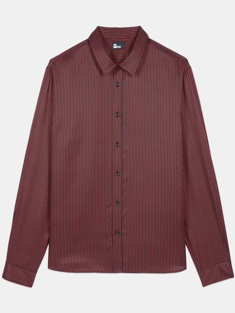 The Kooples BLACK AND RED STRIPED SHIRT
