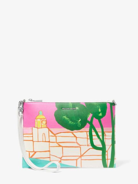 MICHAEL KORS Michael Kors X Christina Zimpel Jet Set Extra-Large Convertible Wristlet