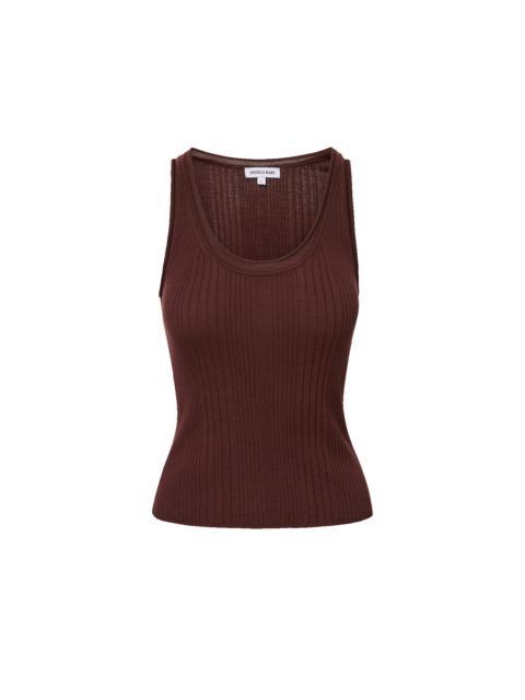 VERONICA BEARD BIRKE MERINO WOOL TANK TOP