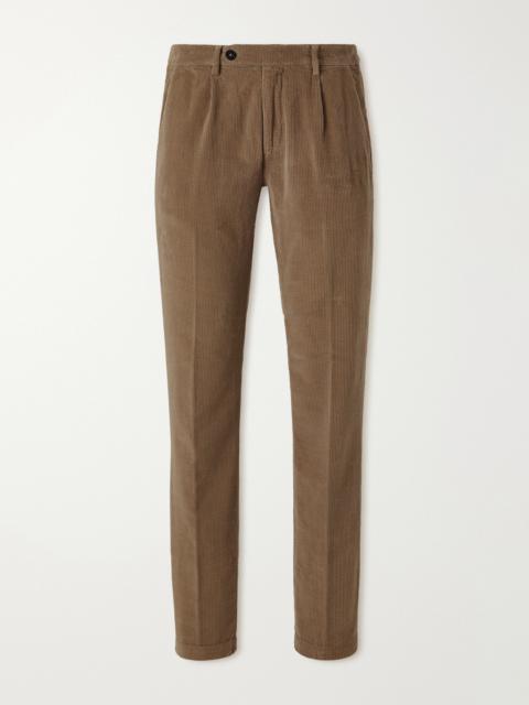 massimo alba Ionio2 Straight-Leg Cotton-Corduroy Trousers