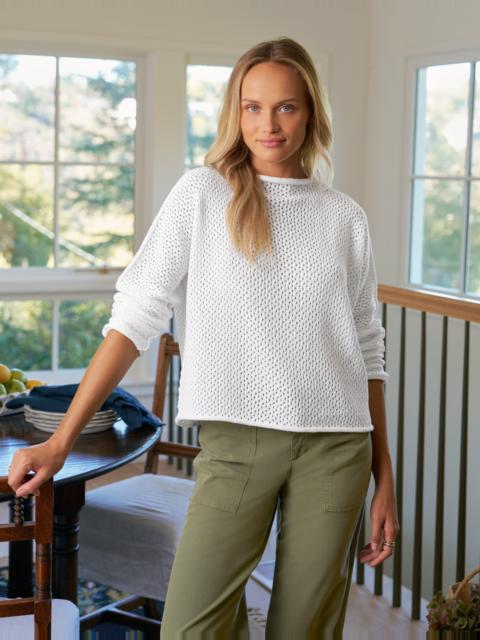 Frank & Eileen Rolled Funnel Neck Sweater