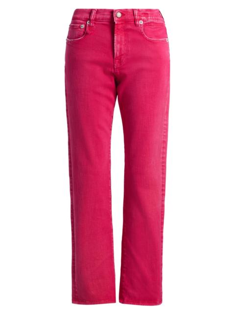 R13 Women's Romeo Straight-Leg Jeans - Fuchsia Stretch