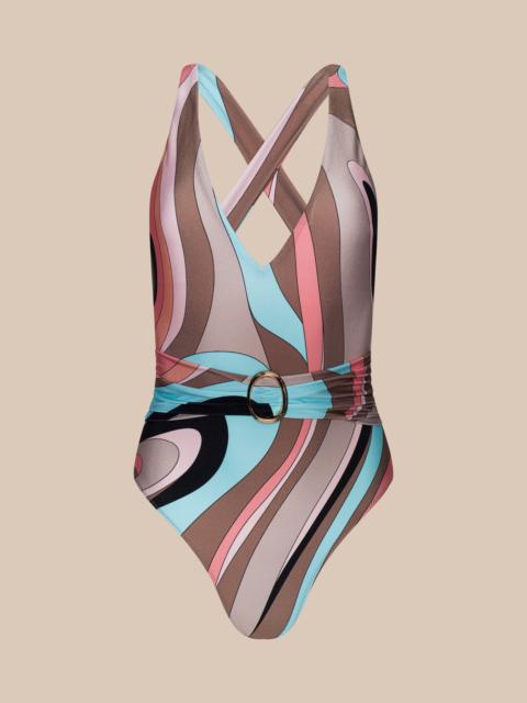 L'AGENCE Lisa Plunge One-Piece Swimsuit