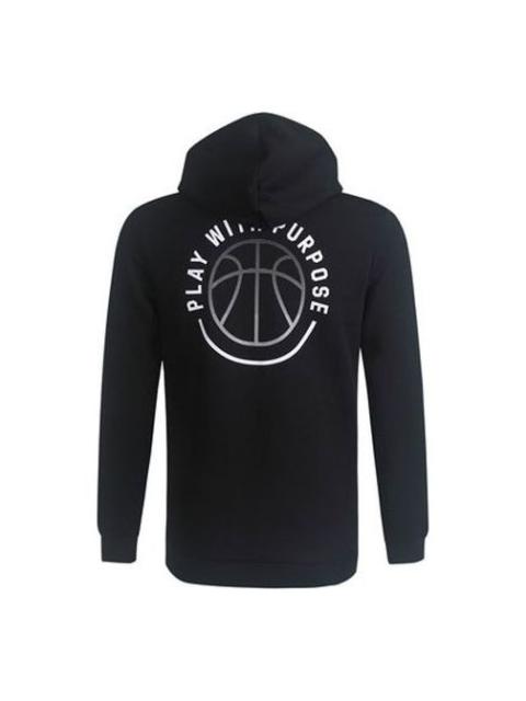 adidas neo M Cs Vrsty Hd Casual Basketball Sports hooded Pullover Black GJ8947
