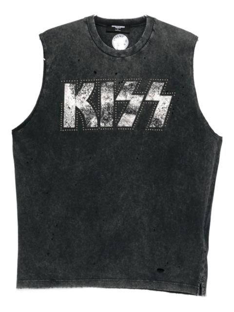 DSQUARED2 x Kiss studded tank top