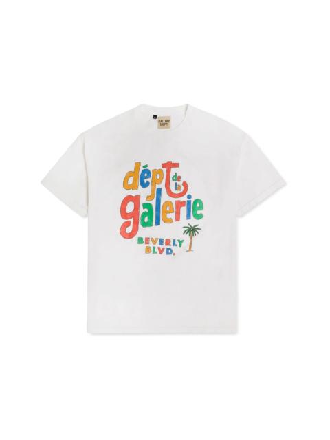 GALLERY DEPT. Gallery Dept. De La Galerie Cafe T-Shirt White Multi