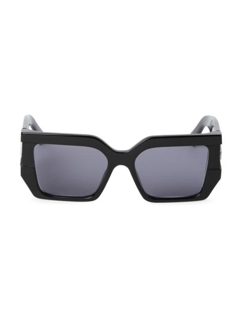 Off-White Women's Dover 56MM Square Sunglasses - Black