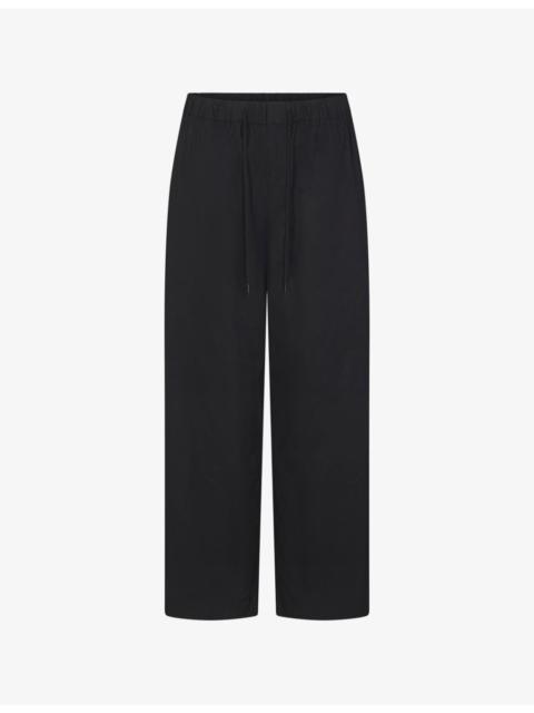 SKIMS Straight-Leg Elasticated-Waist Stretch-Cotton Trousers