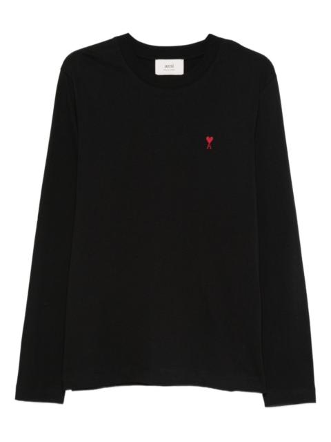 AMI Paris long-sleeve logo T-shirt