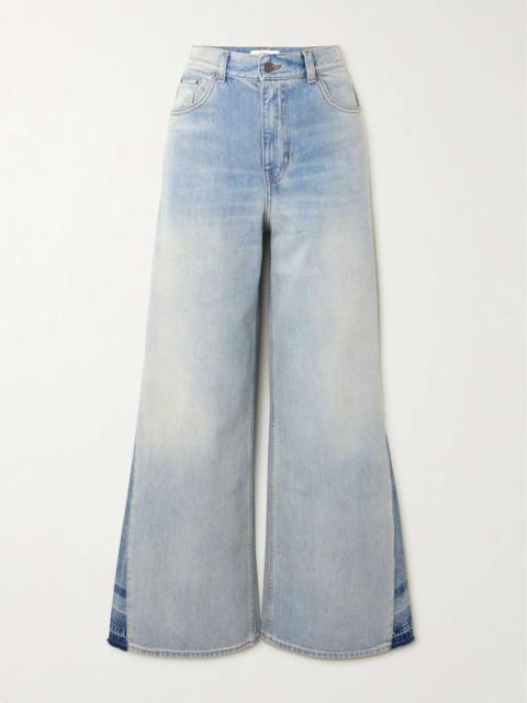 High-rise wide-leg jeans