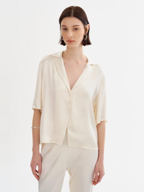 LAMARQUE SARAI | Satin Short Sleeve Shirt