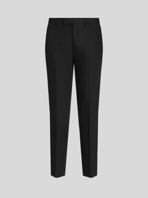WOOL AND MOHAIR SLIM-FIT TROUSERS