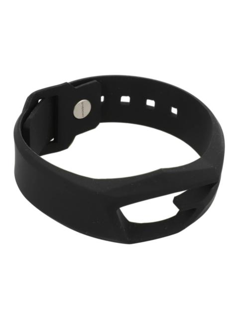Givenchy Givenchy Giv Cut Silicone Bracelet Black