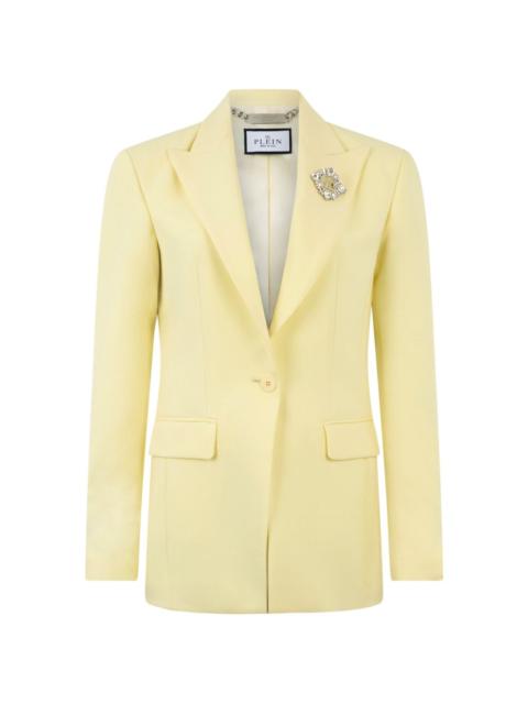 PHILIPP PLEIN brooch-detail blazer