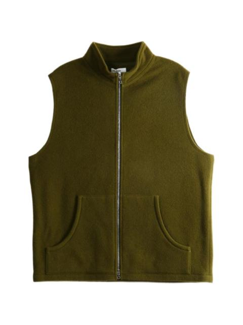 RIER zip-up fleece gilet